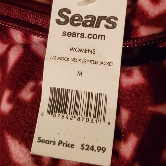 i.b.diffusion women's mock neck printed jacket nwt - Picture 4 of 4